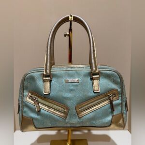 Gucci Abbey Metallic Cloth Handbag